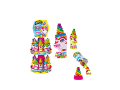 Леденец Единорог и Jelly beans, Стенд 18 шт, Johny Bee (Unicorn Pop&Candy)