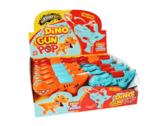 Леденец в пистолете Dino Gun Pop 12шт Johny Bee