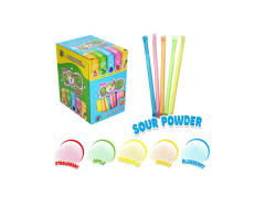 Шипучка в трубочке Mini sour powder straw 20*250*2гр