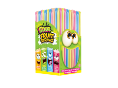 Шипучка в трубочке кислая фруктовая Fruit Starws Johny Bee 250 шт