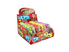 Леденец Whistle Car Pop с игрушкой Свисток, 24шт, Johny Bee