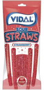 VIDAL Мармелад STIXI 90г Трубочка Клубника (Strawberry Straws) 14шт VIDAL Мармелад STIXI 90г Трубочка Клубника (Strawberry Straws) 14шт
