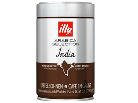 illy MonoArabica INDIA 250г зерно мет банка illy MonoArabica INDIA 250г зерно мет банка
