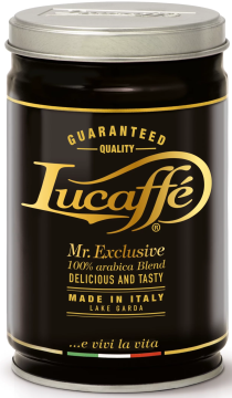 Кофе Lucaffe 250г Mr.Exclusive молотый, мет.банка *12шт Кофе Lucaffe 250г Mr.Exclusive молотый, мет.банка *12шт