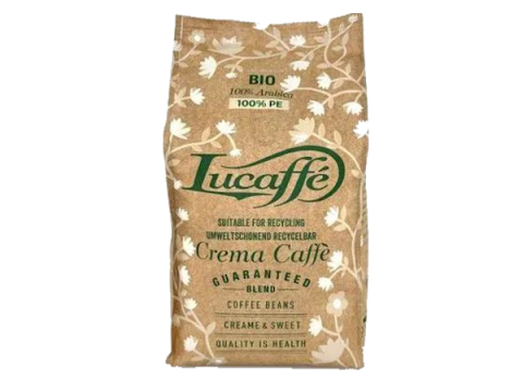 Lucaffe CREMA CAFFE BIO в зернах 500г 