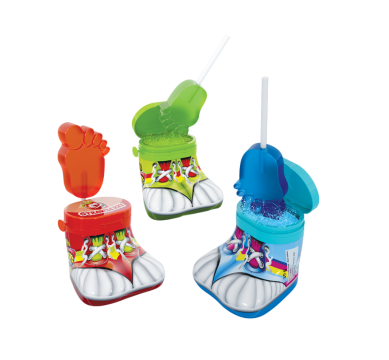 Леденец Dip n Lick Ботинки с пудрой (Boots Dipper) 24 шт Johny Bee Леденец Dip n Lick Ботинки с пудрой (Boots Dipper) 24 шт Johny Bee