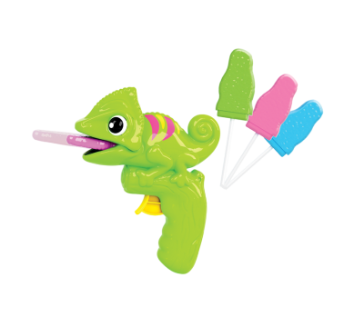 Леденец в пистолете Chameleon Gun Pop 12шт Johny Bee Леденец в пистолете Chameleon Gun Pop 12шт Johny Bee