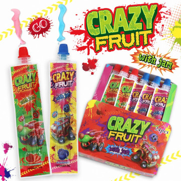 Жидкая карамель-гель 20г Crazy fruit with jam 24*24 Жидкая карамель-гель 20г Crazy fruit with jam 24*24