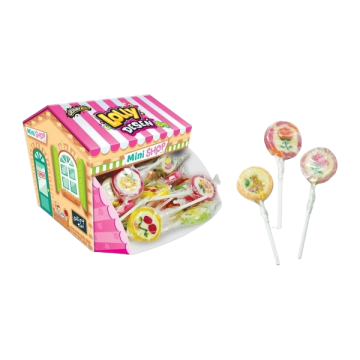 Леденец с узорами Mini shop Johny Bee 120шт*8гр