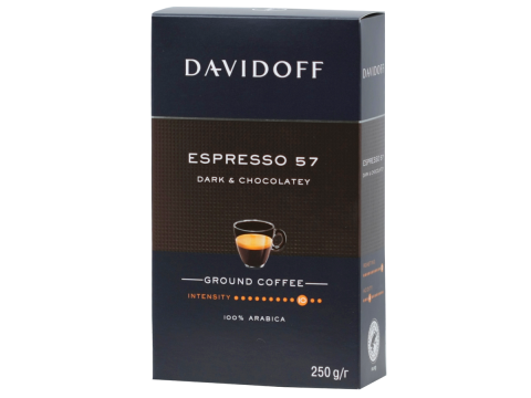 Кофе DAVIDOFF ESPRESSO 57, 250г Кофе DAVIDOFF ESPRESSO 57, 250г