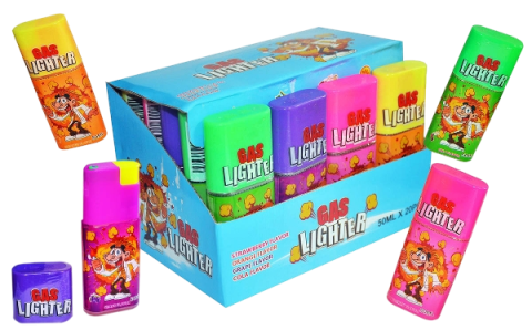 Жидкая карамель Зажигалка Big lighter spray 12*20*55мл