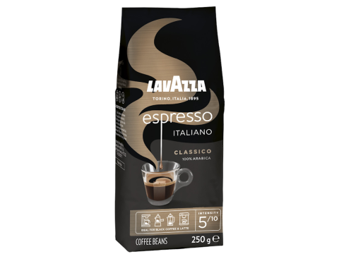 Кофе LAVAZZA ESPRESSO ITALIANO CLASSICO в зернах 250г Кофе LAVAZZA ESPRESSO ITALIANO CLASSICO в зернах 250г