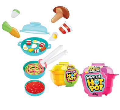 Мармелад+маршмеллоу+драже+кислый гель Sweet Hot Pot 12шт, Johny Bee Мармелад+маршмеллоу+драже+кислый гель Sweet Hot Pot 12шт, Johny Bee