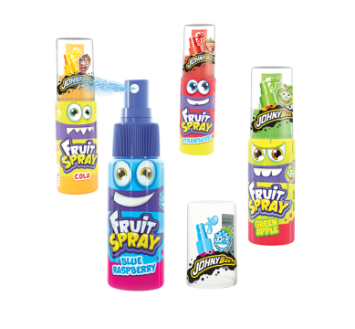 Жидкая конфета Фруктовый спрей Johny Bee 24 шт Жидкая конфета Фруктовый спрей Johny Bee 24 шт