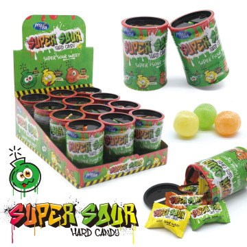 Леденец Super sour hard candy, 12шт*40г