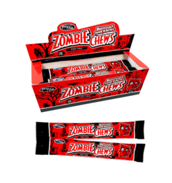Жевательная конфета Zombie chews sour fizzy cola шипучая Кола 24шт*20гр Жевательная конфета Zombie chews sour fizzy cola шипучая Кола 24шт*20гр