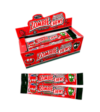 Жевательная конфета Zomdie chews sour watermelon кислый Арбуз 24шт*20гр Жевательная конфета Zomdie chews sour watermelon кислый Арбуз 24шт*20гр