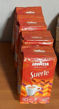Кофе LAVAZZA 250г Suerte молотый, пакет 20шт