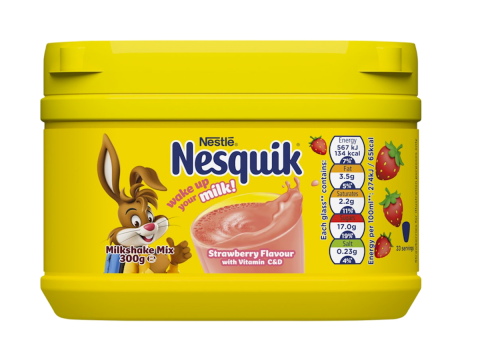 Какао Nesquik Milk-Shake напиток КЛУБНИКА 300 г Какао Nesquik Milk-Shake напиток КЛУБНИКА 300 г