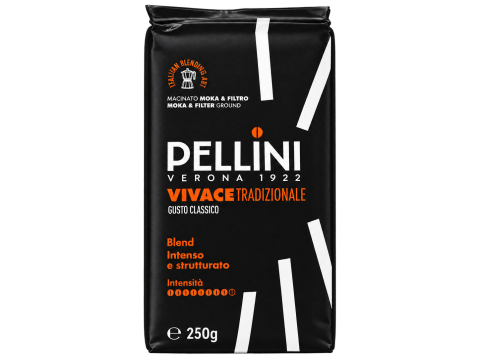 Кофе PELLINI Espresso VIVACE Tradizionale №42, 250г, молотый, пакет 
