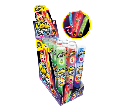 Жидкая конфета Spray (спрей) с подсветкой 18шт Johny Bee Жидкая конфета Spray (спрей) с подсветкой 18шт Johny Bee