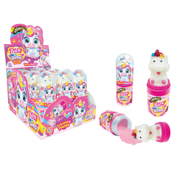 Леденец Dip n Lick Baby Unicorn, 12шт Johny Bee Леденец Dip n Lick Baby Unicorn, 12шт Johny Bee