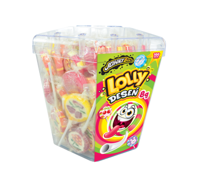 Леденец с узорами Mini shop Johny Bee 120шт*8гр Леденец с узорами Mini shop Johny Bee 120шт*8гр