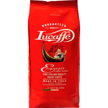Кофе Lucaffe 1кг Exquisit в зернах, пакет *12шт Кофе Lucaffe 1кг Exquisit в зернах, пакет *12шт
