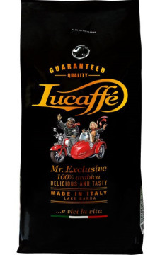 Кофе Lucaffe 1кг Mr.Exclusive в зернах пакет *12шт Кофе Lucaffe 1кг Mr.Exclusive в зернах пакет *12шт