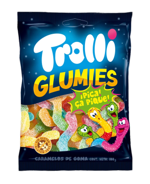 Мармелад Тролли 100г Червячки GLUMIES 12шт Мармелад Тролли 100г Червячки GLUMIES 12шт