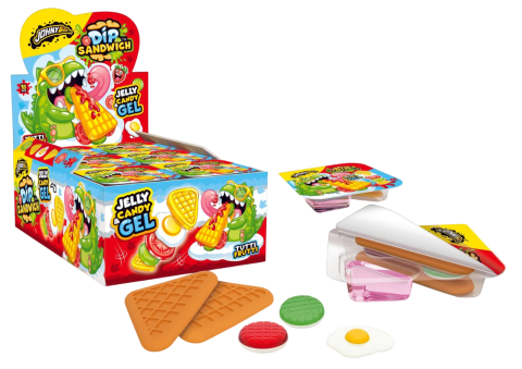 Мармелад+гель Dip Sandwich 18шт, Johny Bee Мармелад+гель Dip Sandwich 18шт, Johny Bee