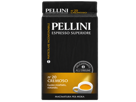 Кофе PELLINI Espresso Superiore Cremoso №20, 250г молотый