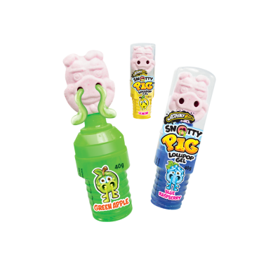 Жидкая конфета гель +леденец Snotty Pig Johny Bee 24 шт Жидкая конфета гель +леденец Snotty Pig Johny Bee 24 шт