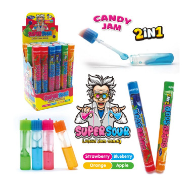 Жидкая карамель-гель 10г Super Sour Liquid jam candy 24*30 Жидкая карамель-гель 10г Super Sour Liquid jam candy 24*30