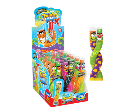 Жидкая конфета Змея спрей Twisty Treats 18шт Johny Bee Жидкая конфета Змея спрей Twisty Treats 18шт Johny Bee