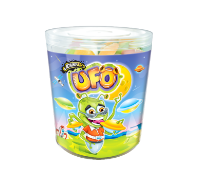 UFO вафельные подушечки с шипучкой Johny Bee 300шт UFO вафельные подушечки с шипучкой Johny Bee 300шт