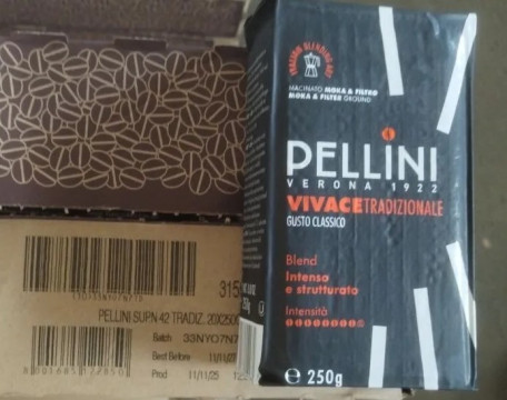 Кофе PELLINI Espresso VIVACE Tradizionale №42 молотый, пакет 250г*20шт