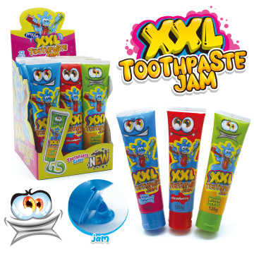 Жидкая карамель-гель 120г XXL toothpaste jam 12*12 Жидкая карамель-гель 120г XXL toothpaste jam 12*12
