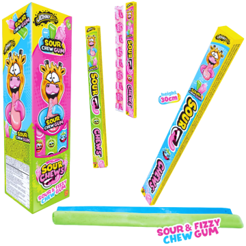 Жеват. конфета Sour Chews 24шт Johny Bee Жеват. конфета Sour Chews 24шт Johny Bee